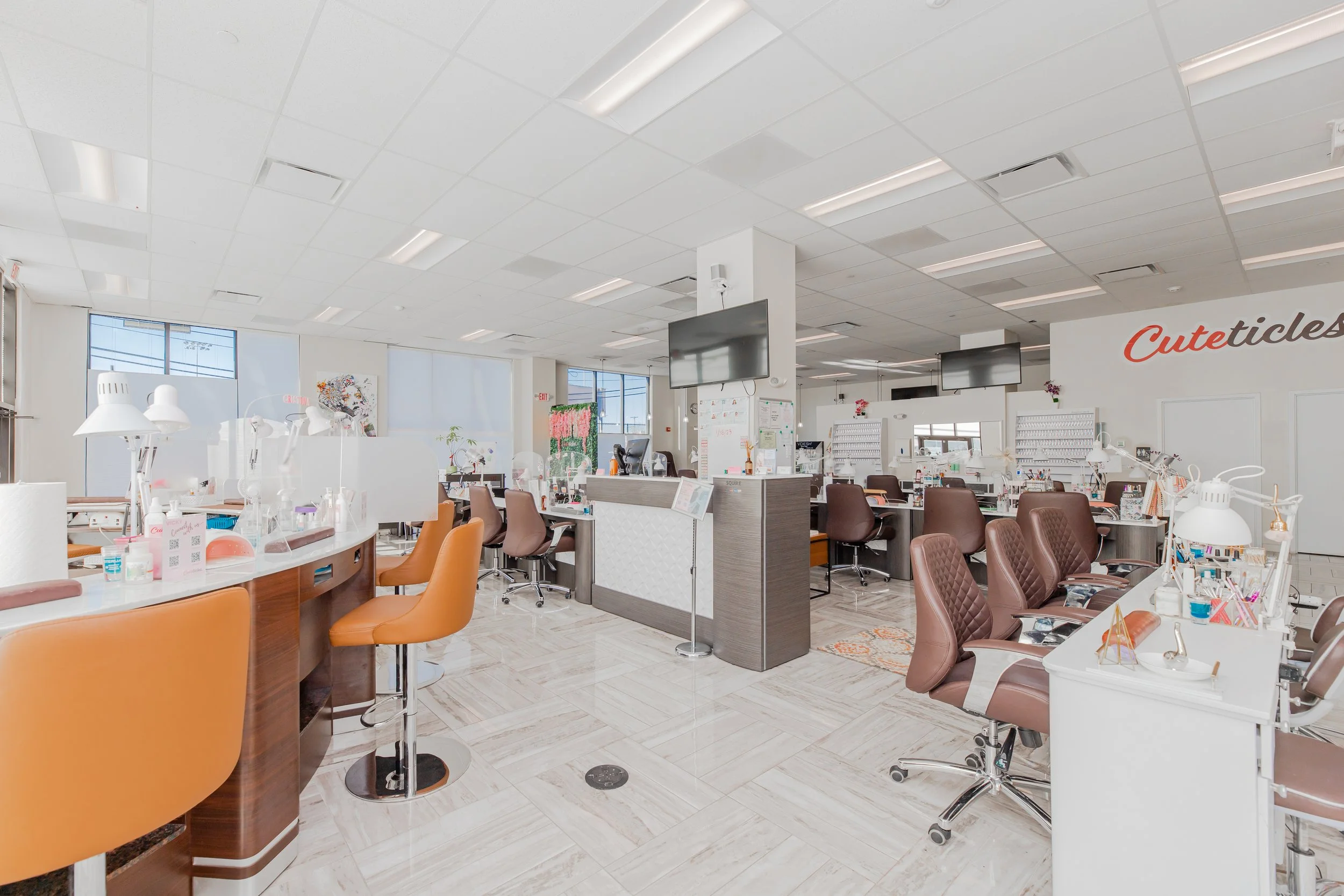 Cuteticles Nail & Spa storefront on West Side Ave, Jersey City